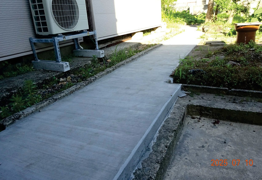 青森市新田　N様邸　舗装工事